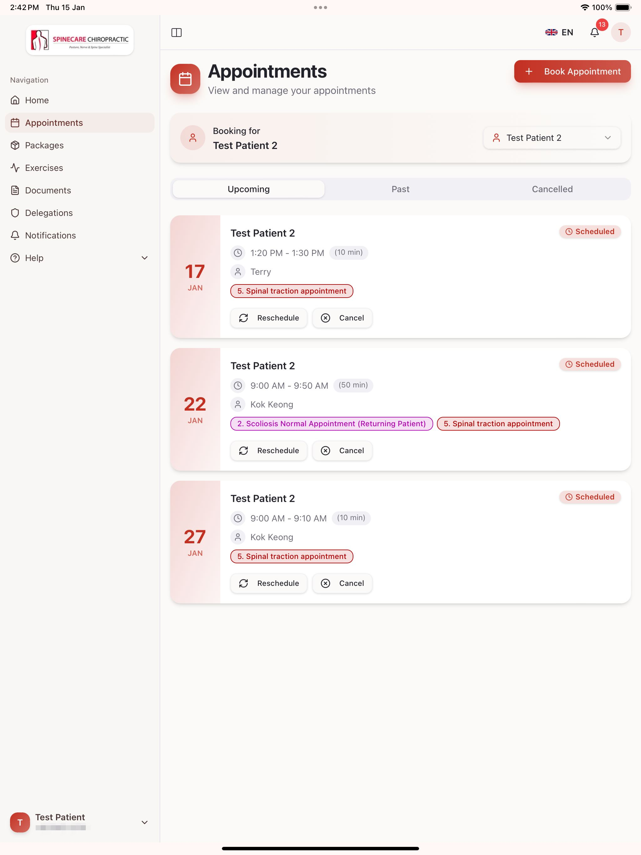Spinecare Chiropractic screenshot 4