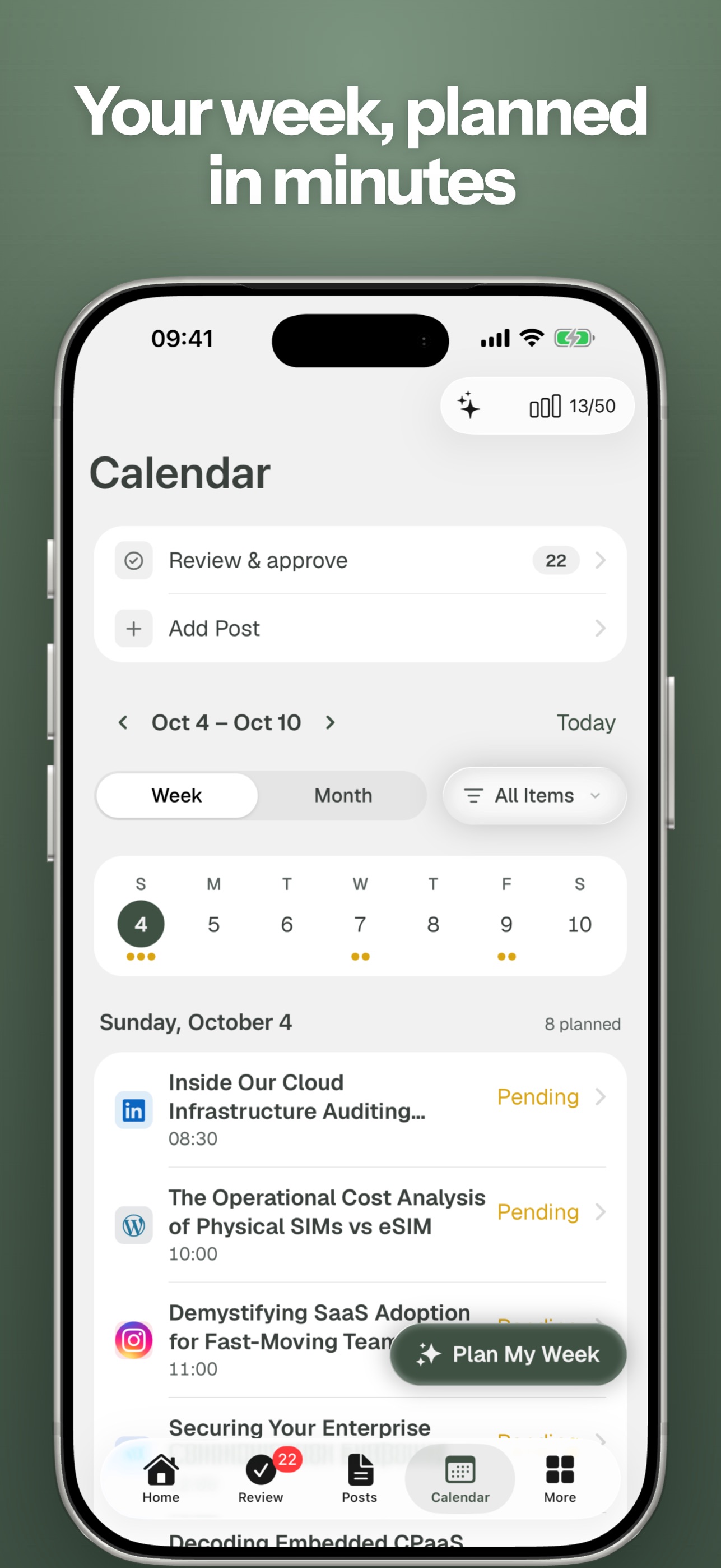 Screenshot 3 of ContentsOps: AI Social Manager