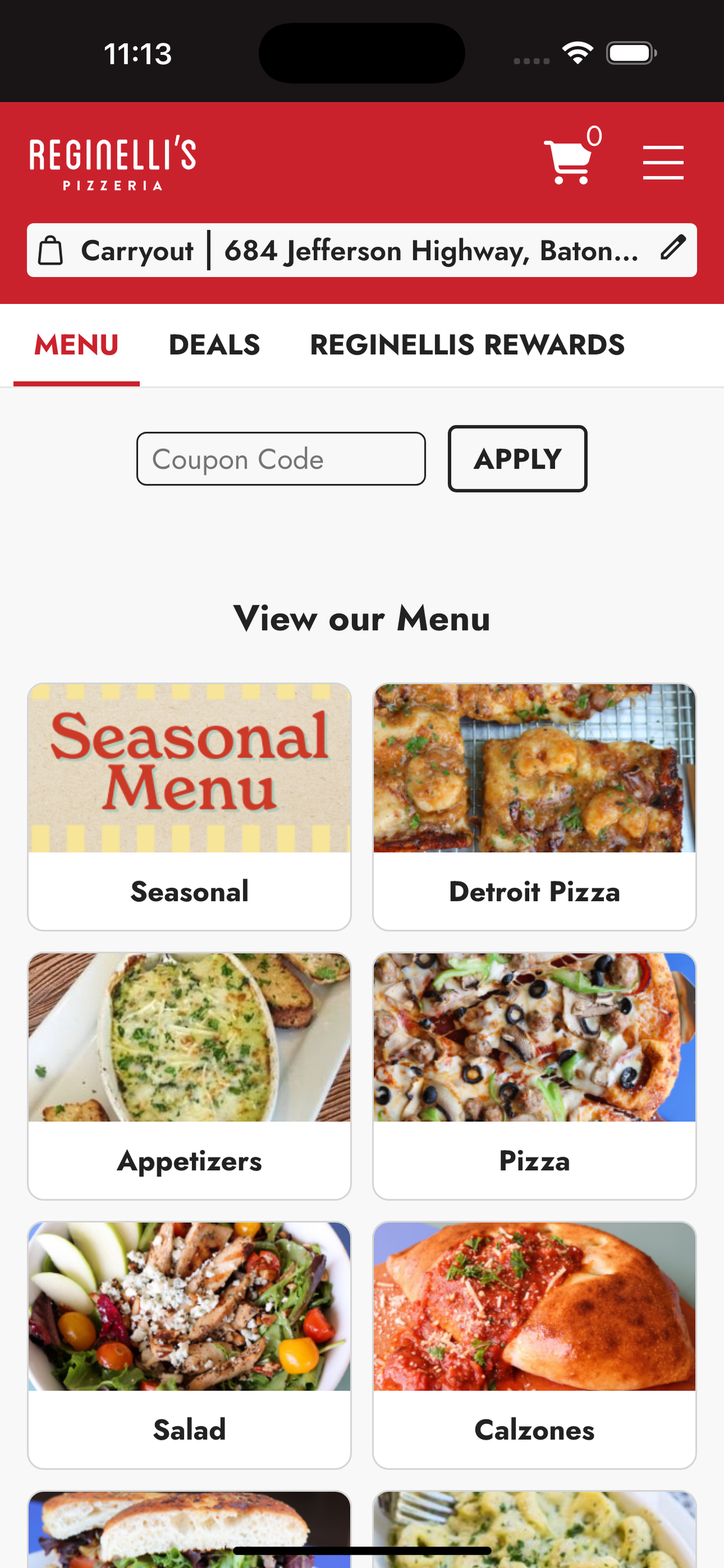 Reginellis Pizzeria screenshot 4