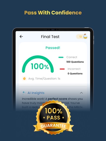 MBLEx Practice Tests 2026 iPad screenshot
