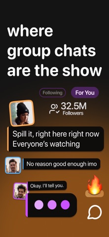Chatcast - Live Public Chats Screenshot 1 of 3