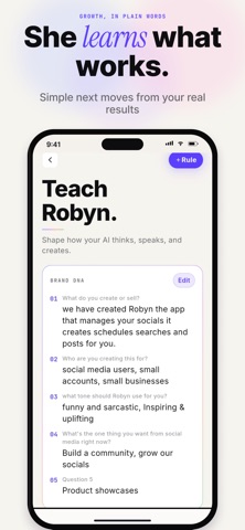 Robyn: Video & Content Creator iPhone screenshot