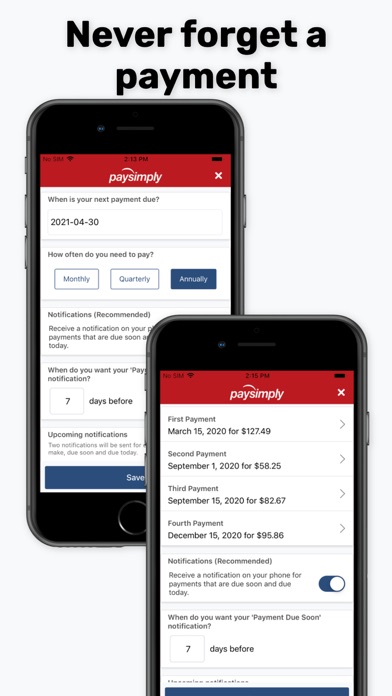 PaySimply iPhone screenshot 2 - Finance app