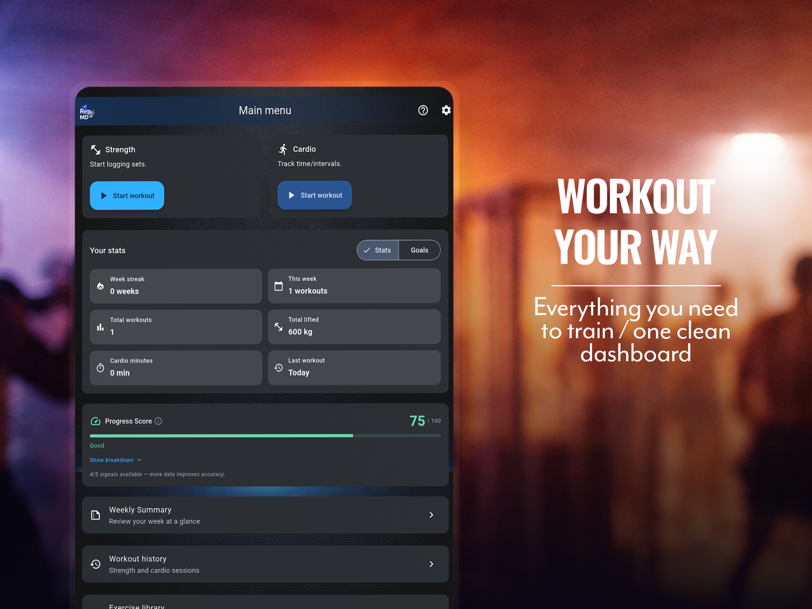 RepMD - Workout Coach