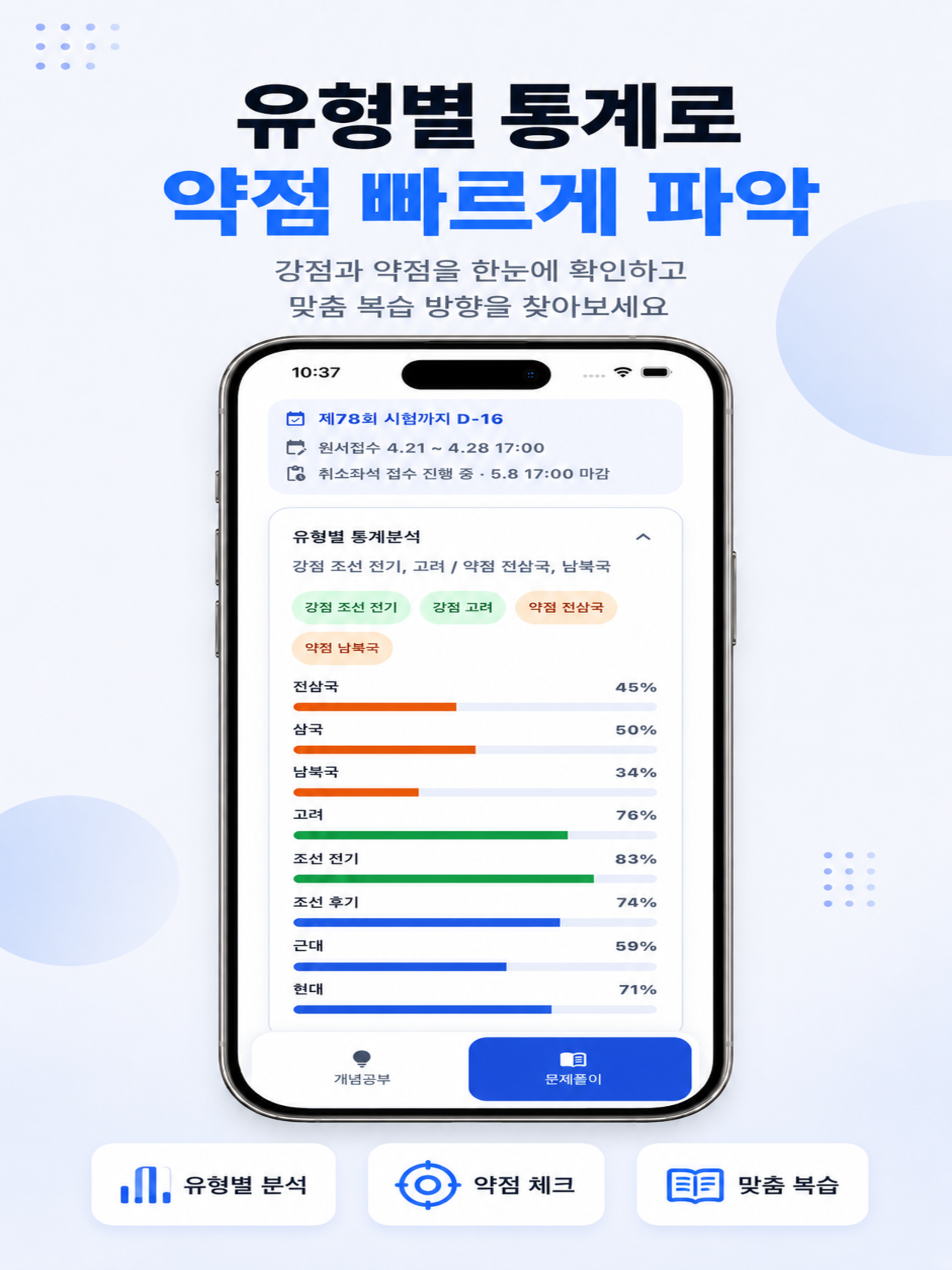 나만의 한능검 -한국사능력검정시험 개념·기출 심화 학습