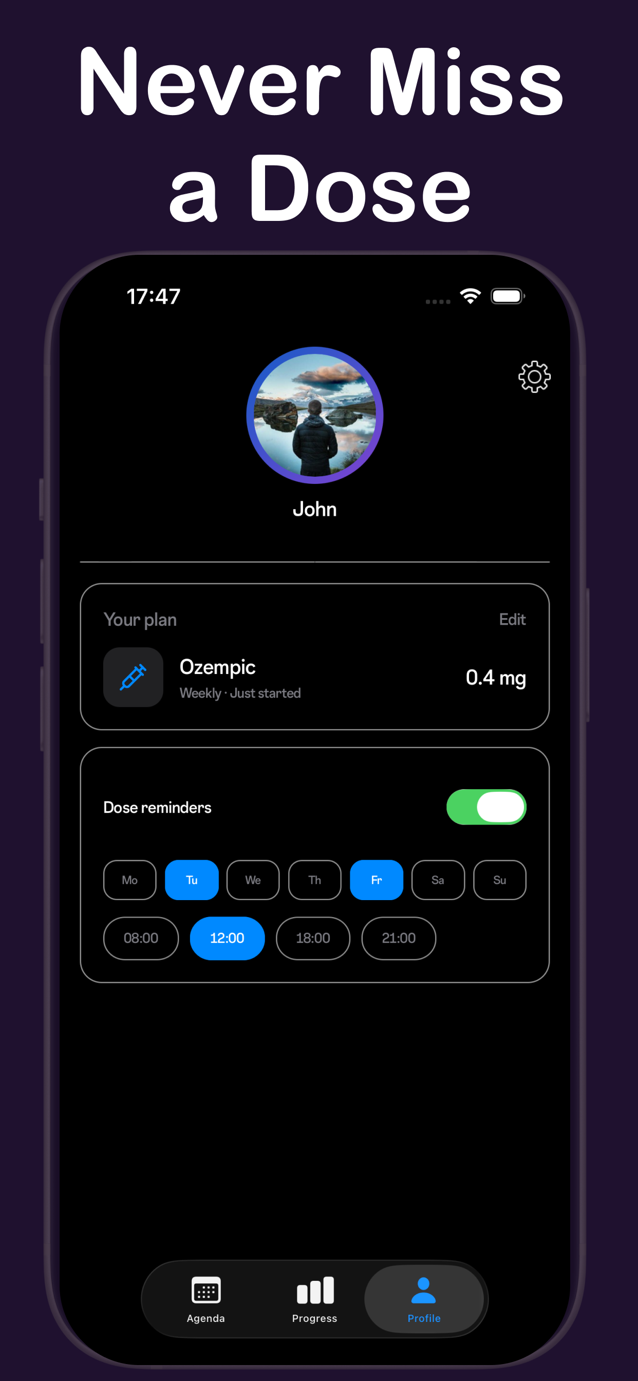 Glydose: GLP-1 Tracker screenshot 4