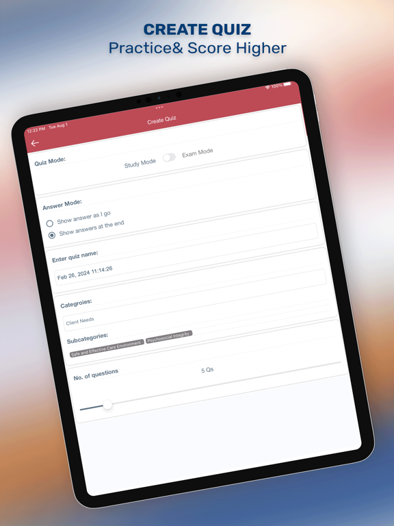 NCLEX RN Q&A with Tutoring iPad screenshot 5 - Medical app