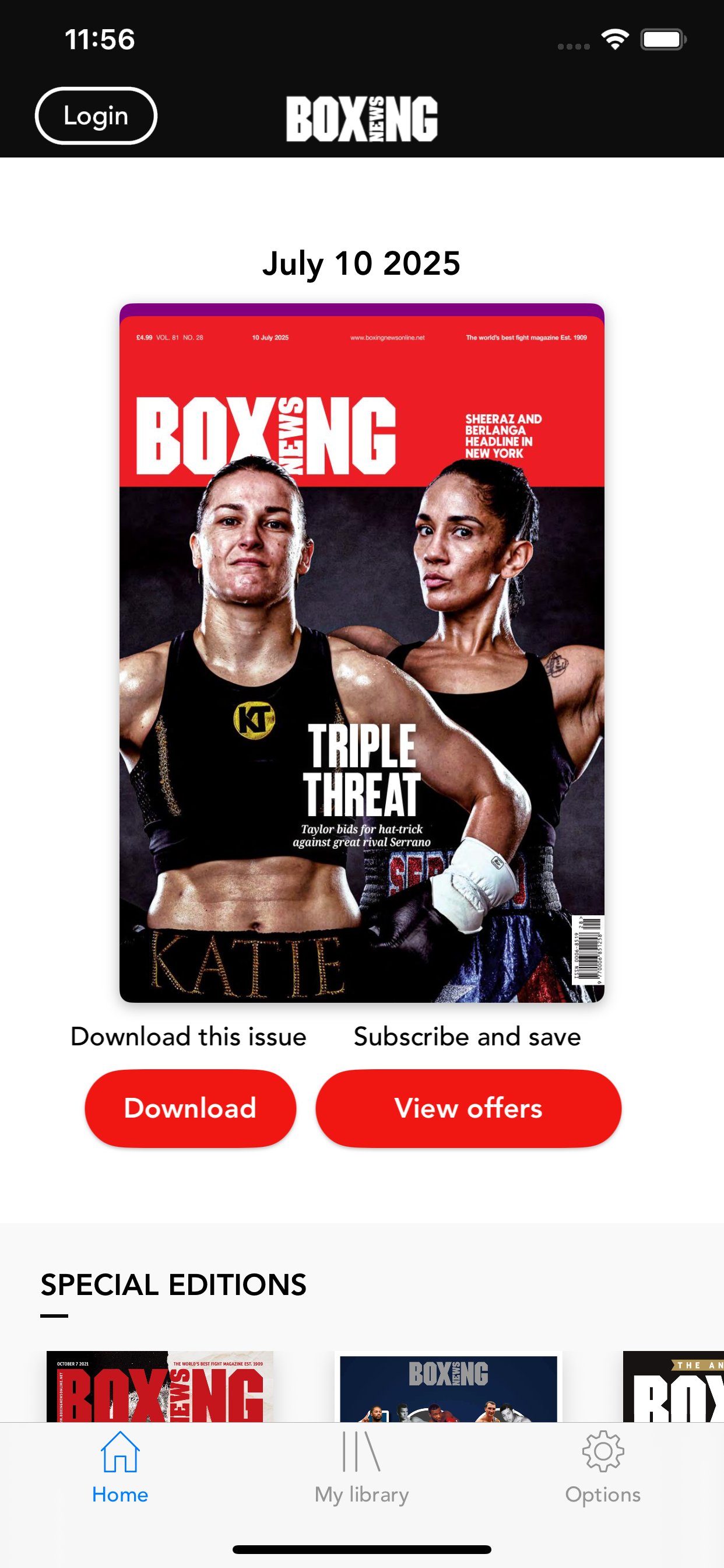 BOXING NEWS.