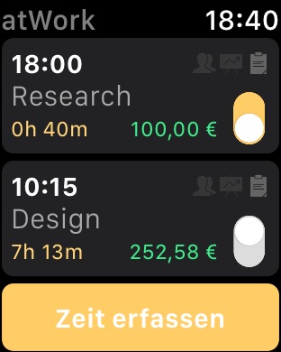 Apple Watch screenshot