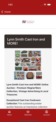 Vondenhuevel Auctions Screenshot 3 of 4