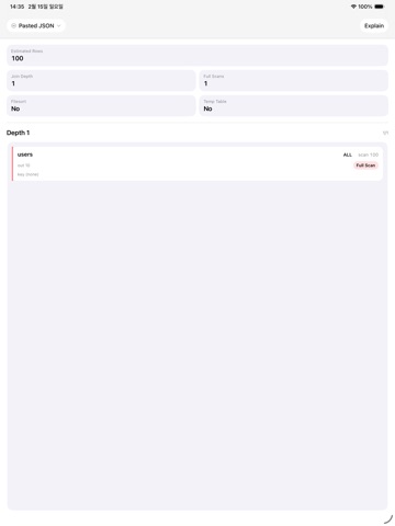 Hey Why: SQL Explain Viewer ipad screenshot 2