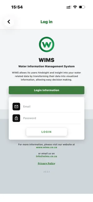 WIMS Mobile screenshot 1
