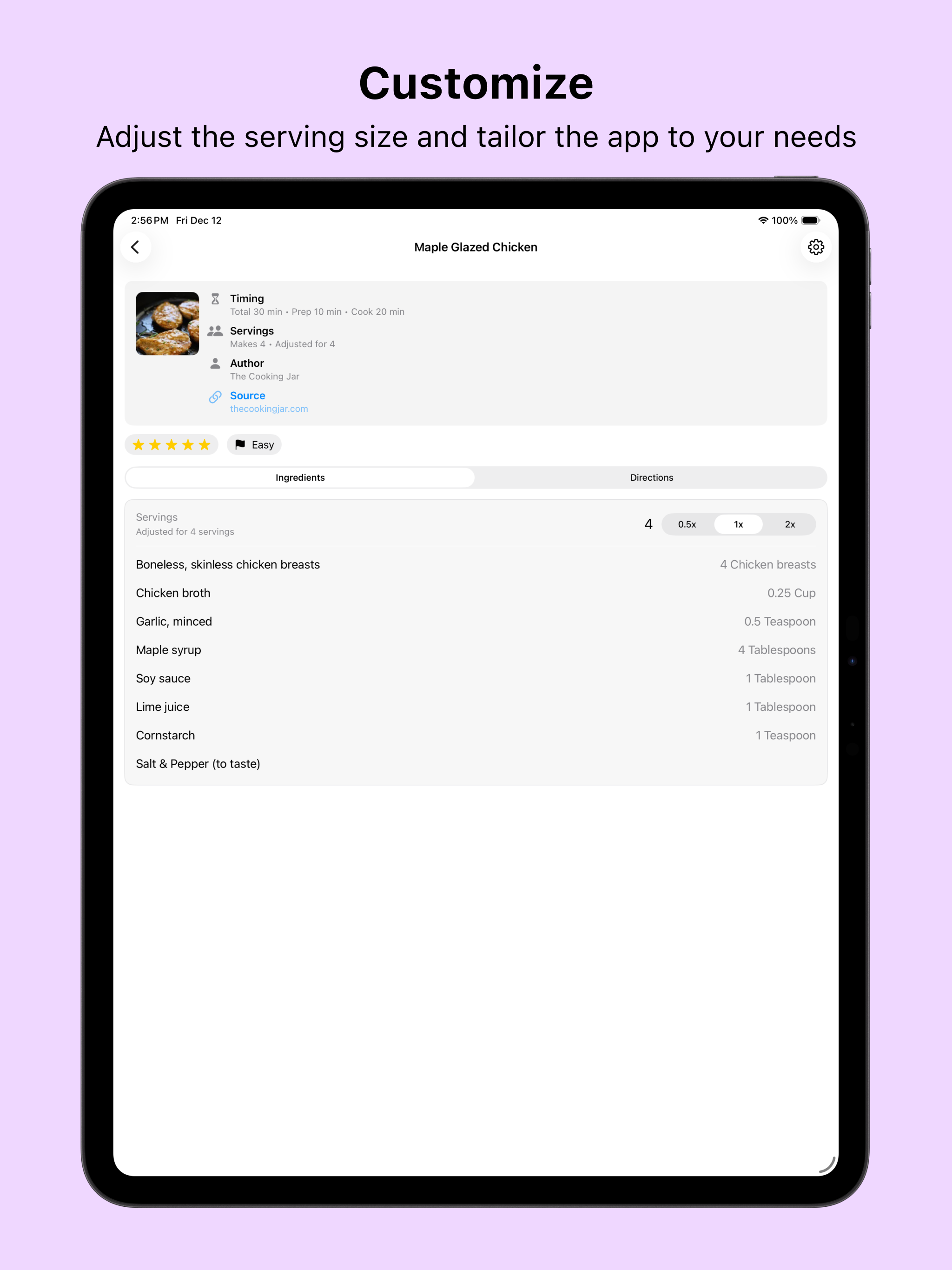 Bite Binder - Recipe Book