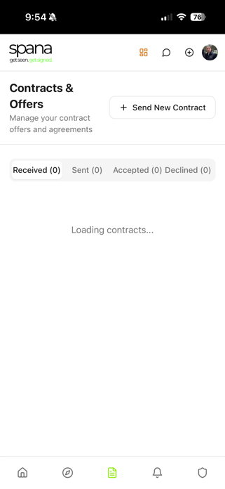 SPANA - Get Seen. Get Signed. Screenshot 6 of 8