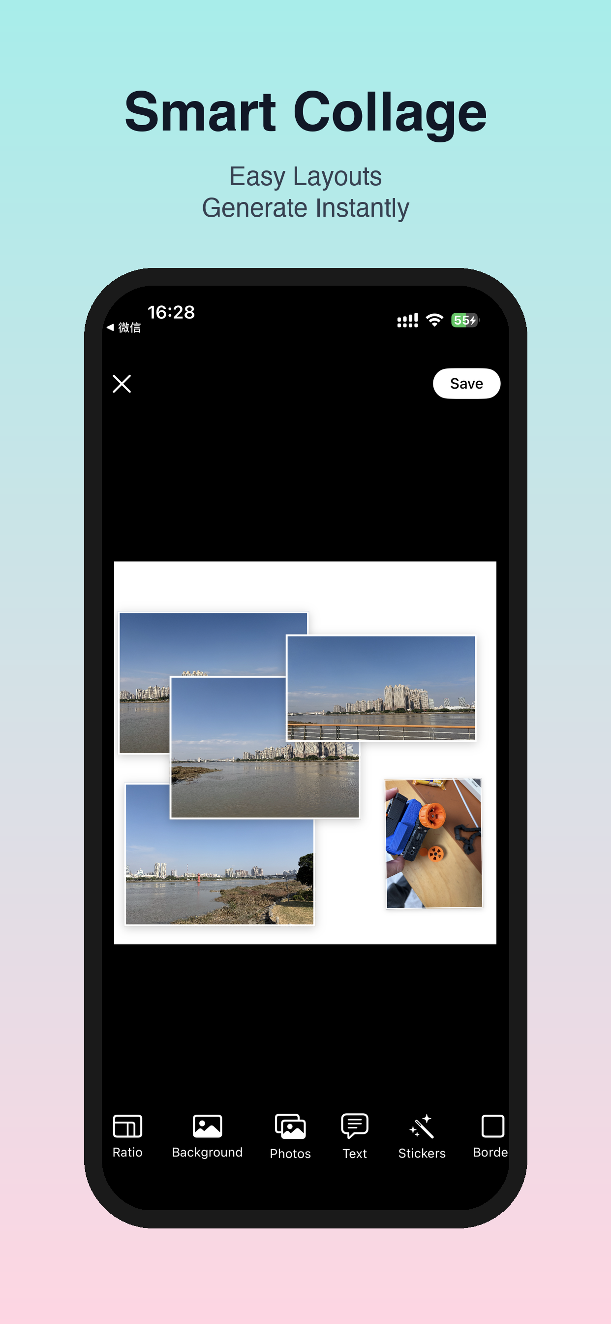 GridIns - Collage & Stitch screenshot 3
