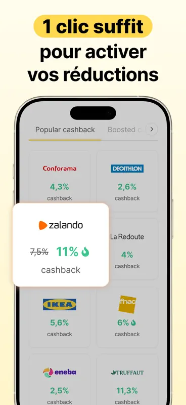 Widilo: Cashback & Codes Promo screenshot 8 of 10