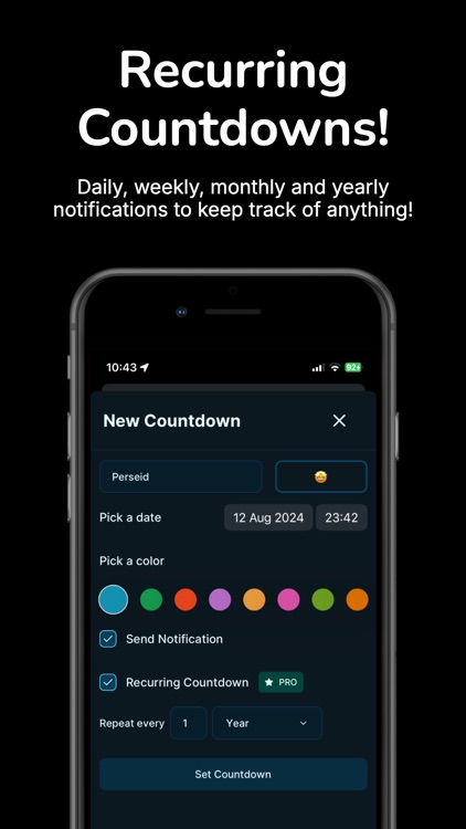 Tickr: Countdown & Reminders screenshot-5