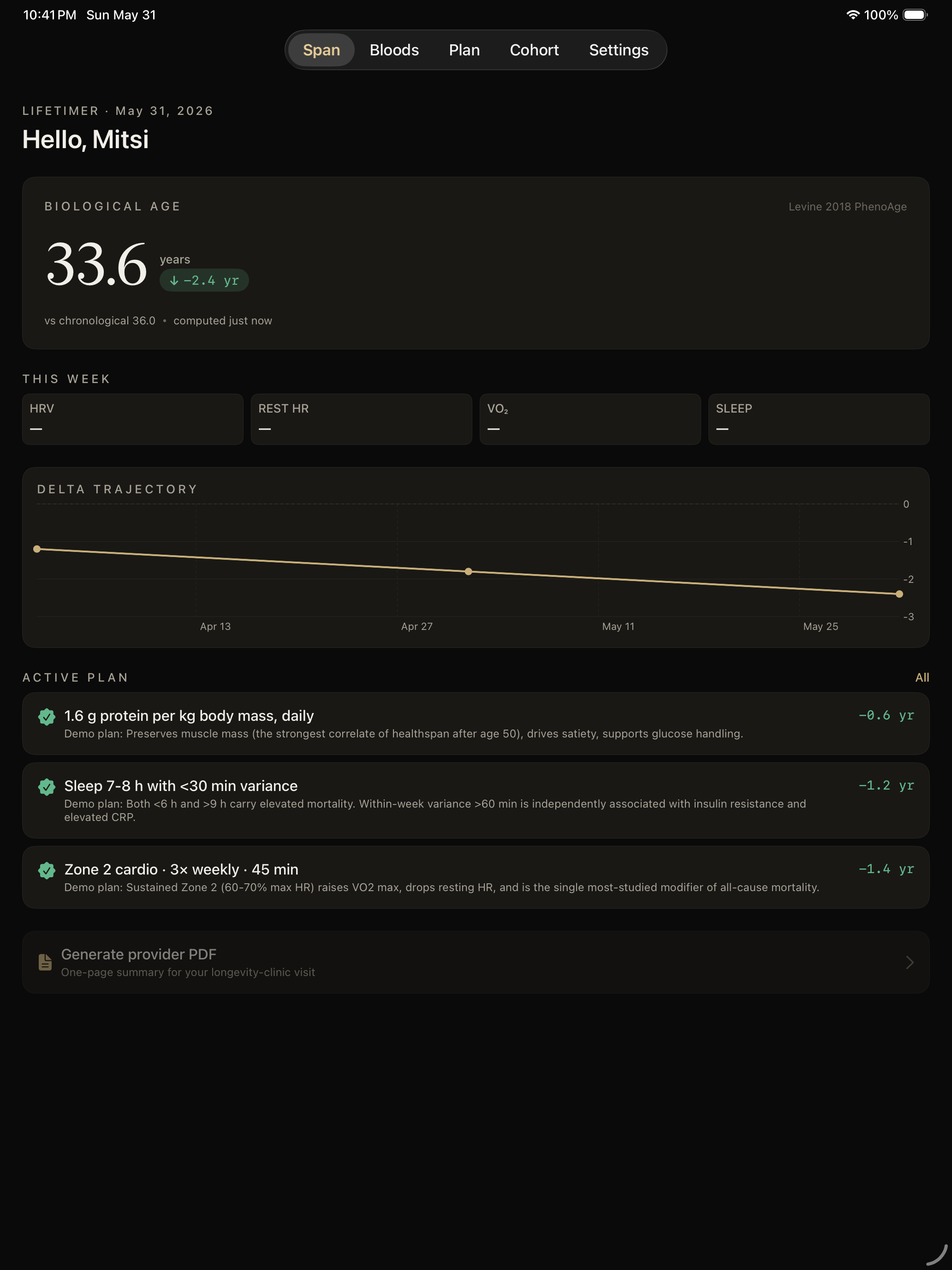 Lifetimer