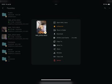 iList - OpenList/Alist Client iPad screenshot