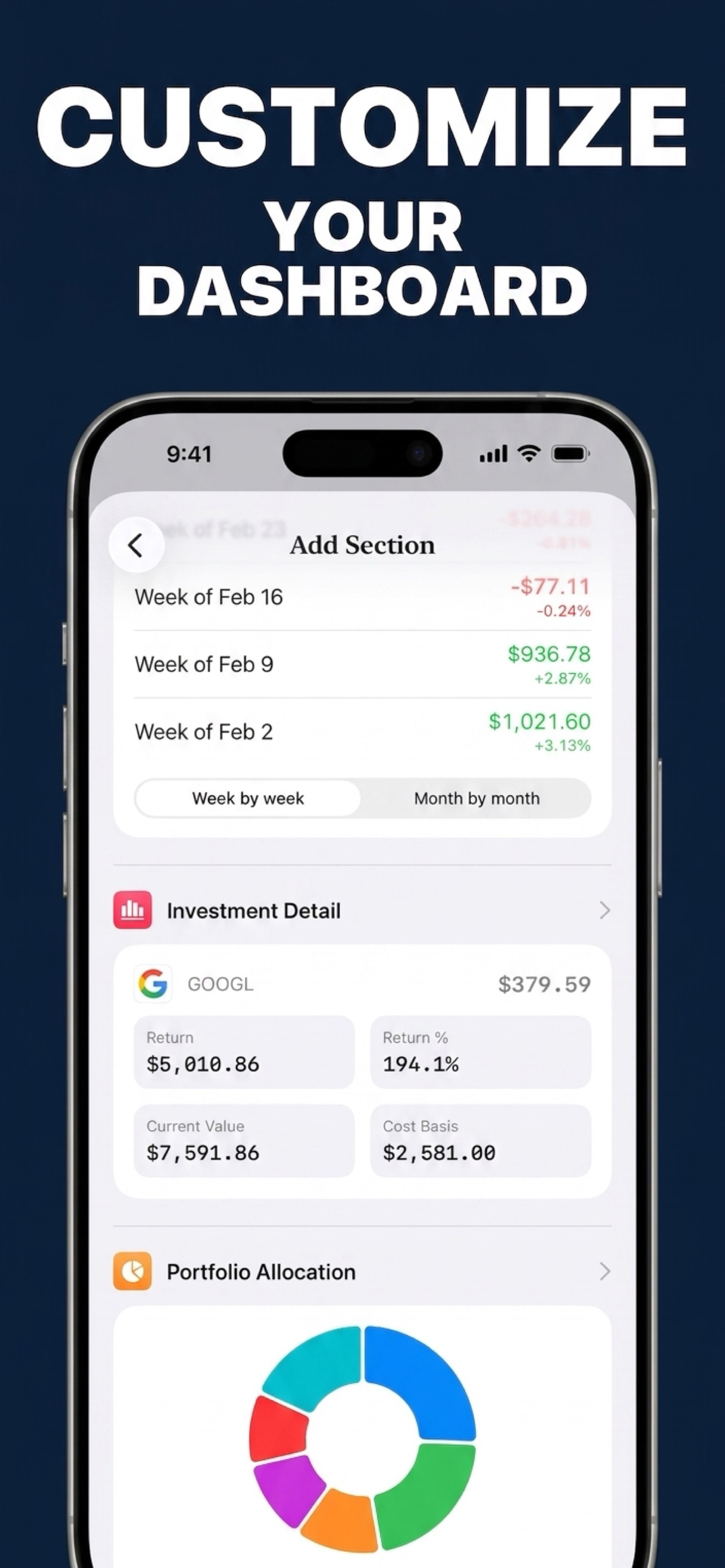 Stock & Portfolio App: Summit