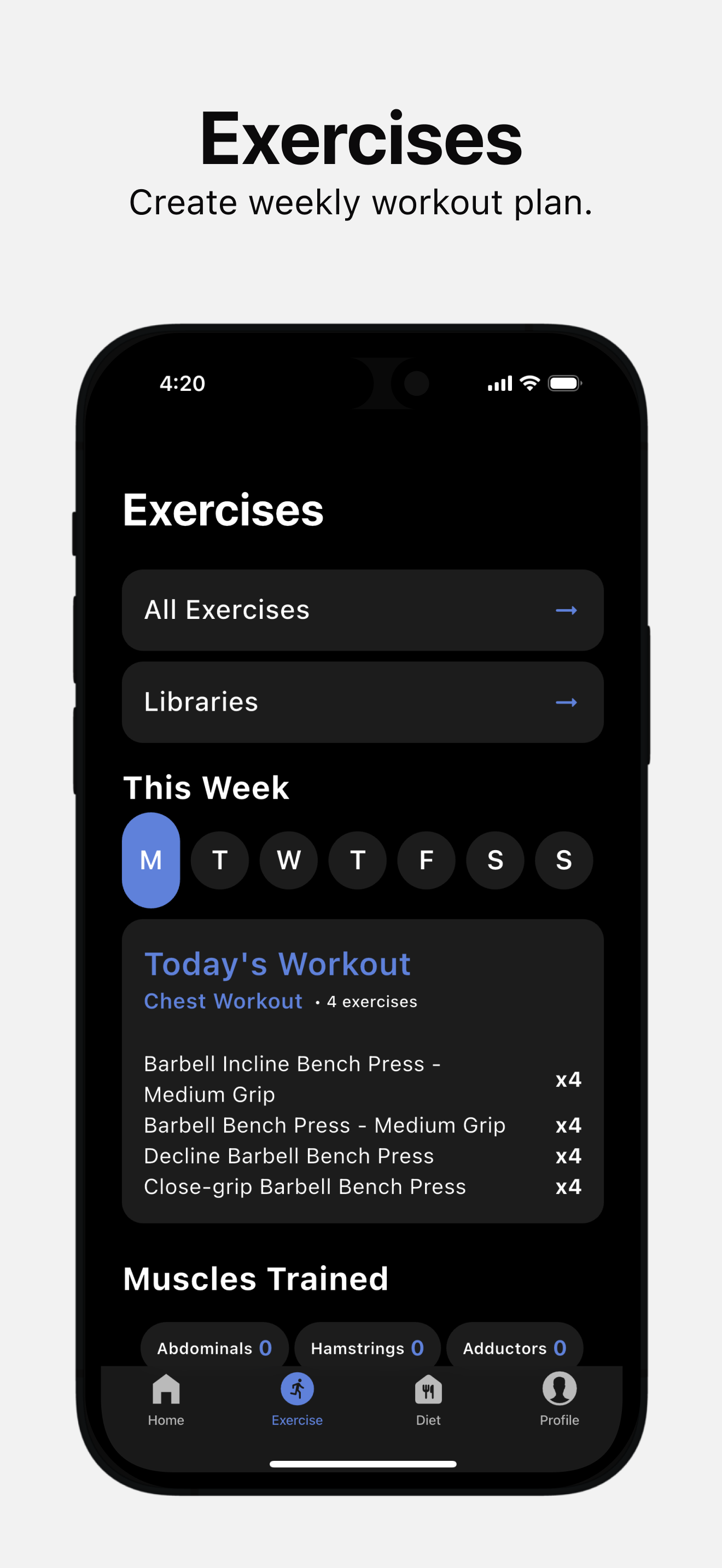 ALPHAxFIT: Calories & Fitness screenshot 3