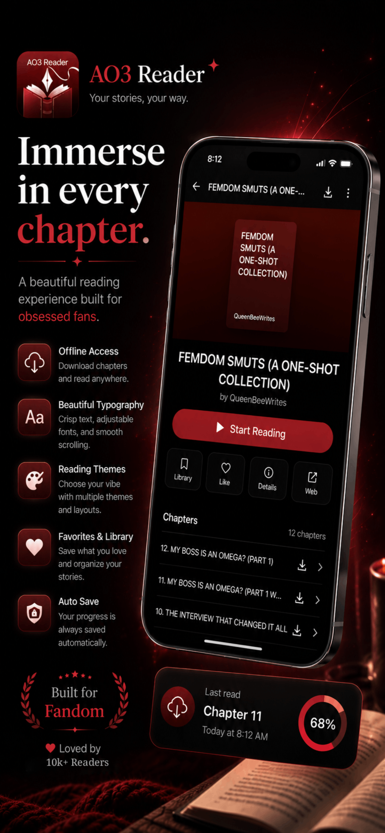 AO3 Archive Reader Unofficial screenshot 6
