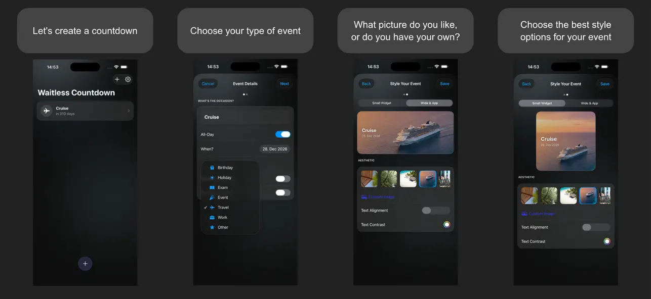 #2. Waitless Countdown (iOS) Oleh: Steffen Waskowsky