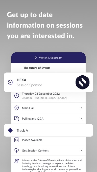 Energy Events Screenshot