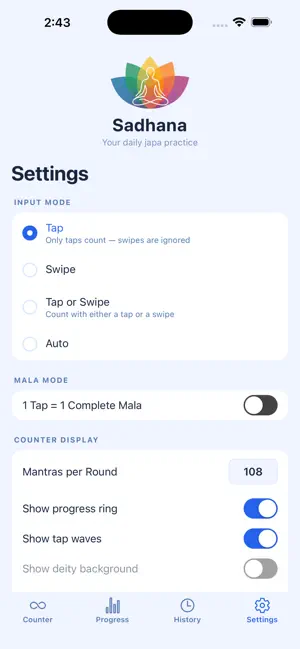 Sadhana: Mantra Tracker screenshot 4