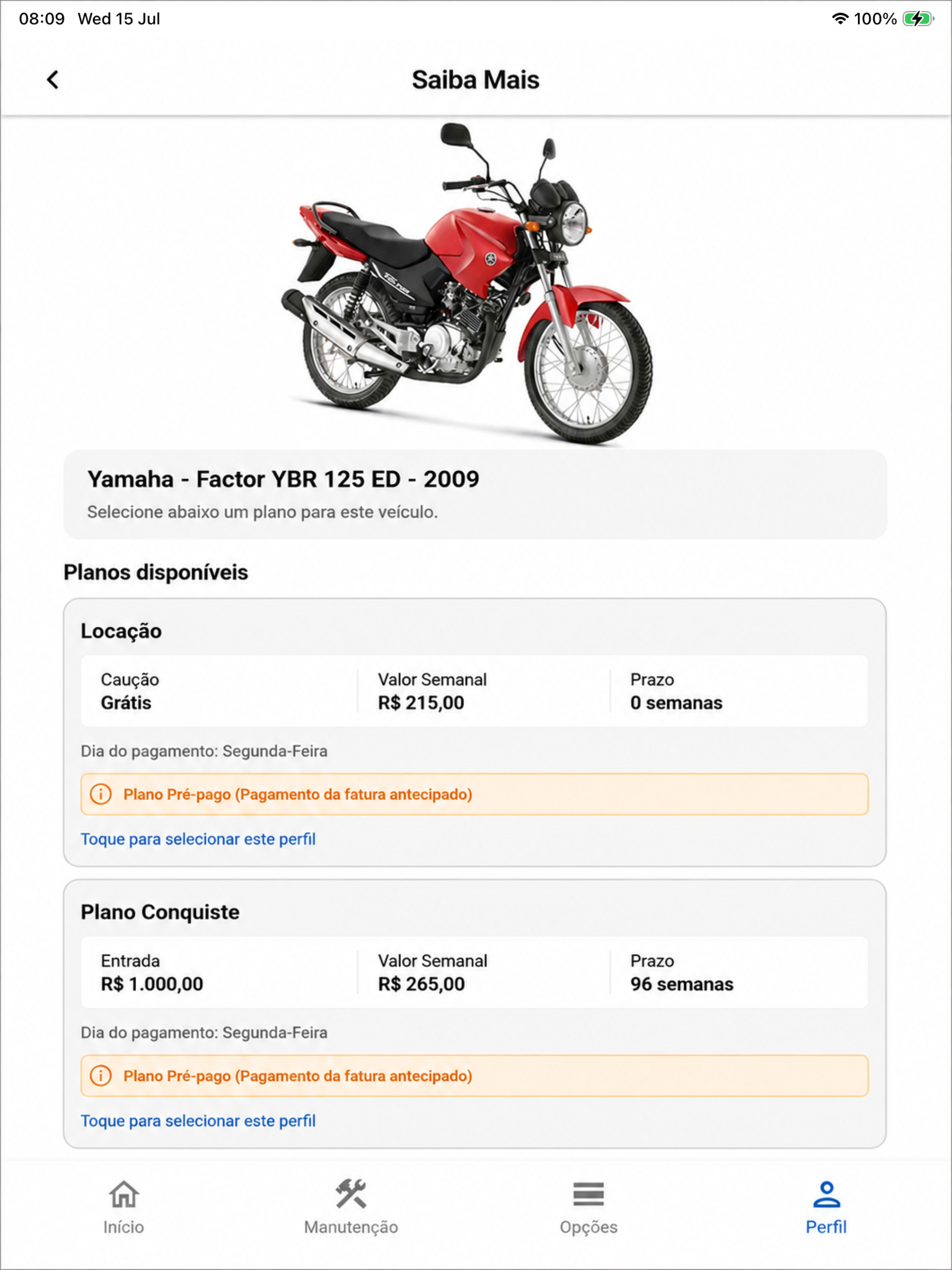 Rota Motos Locações screenshot 12