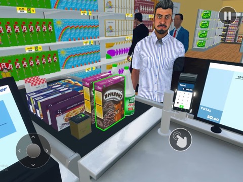 スーパーマーケットのレジ係モール ゲーム 3Dのおすすめ画像1