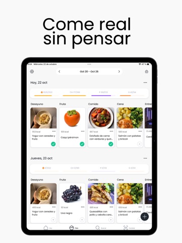 MyRealFood: Escáner y recetas iPad screenshot 2
