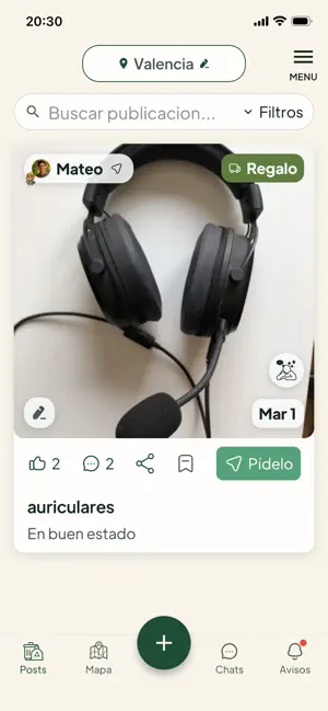 Givore: Dona y Encuentra iPhone screenshot 1