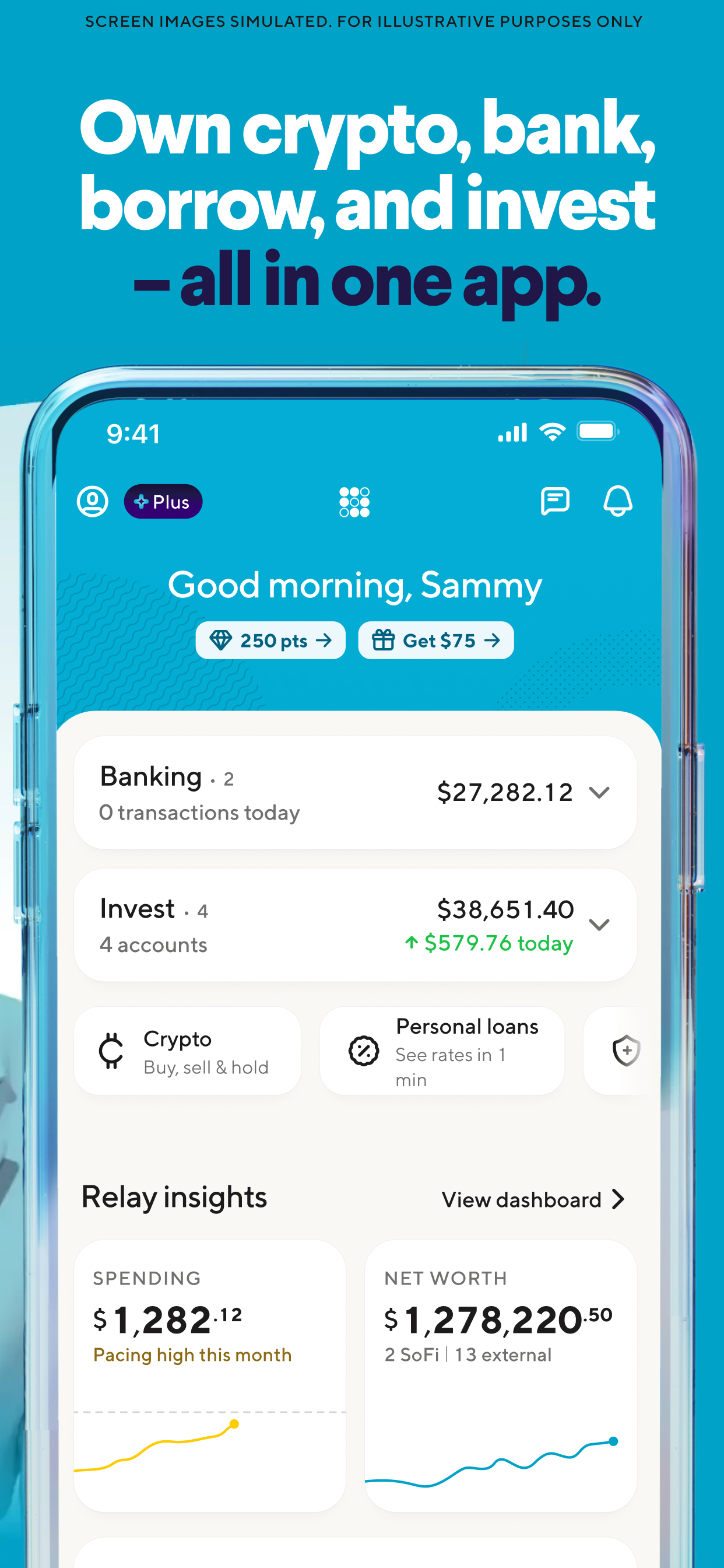 SoFi: Bank, Invest & Crypto screenshot 2