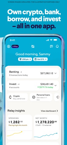 SoFi: Bank, Invest & Crypto iPhone screenshot