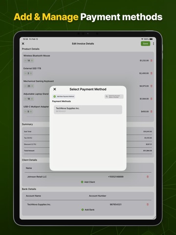Invoice Maker & Billing App iPad screenshot