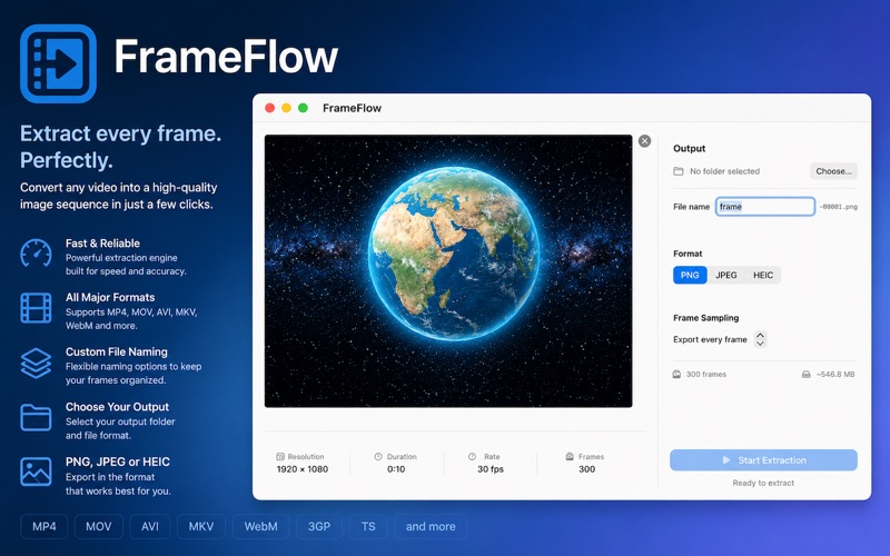 FrameFlow screenshot