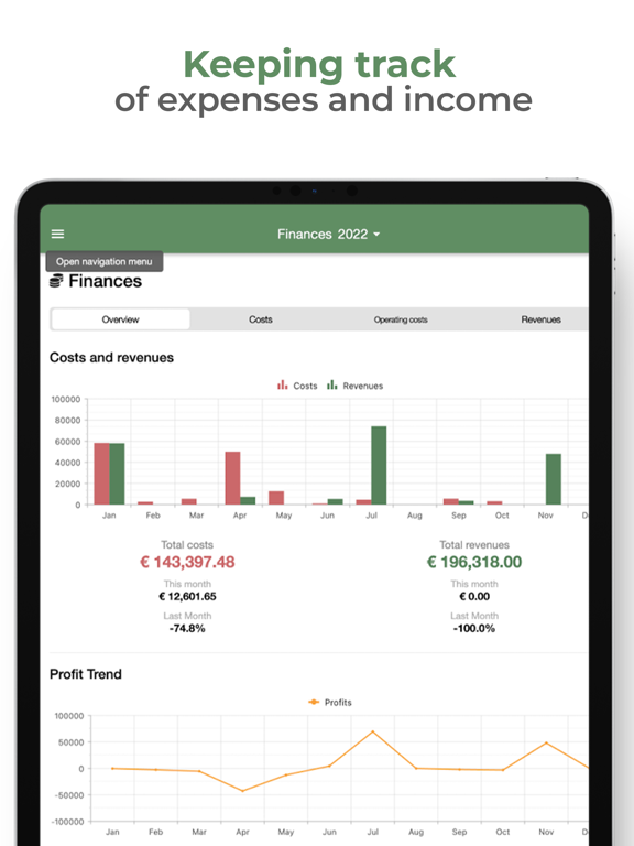 xFarm - Farm management app iPad screenshot 5 - Utilities app