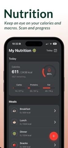 GymTool: Workout & Nutrition screenshot