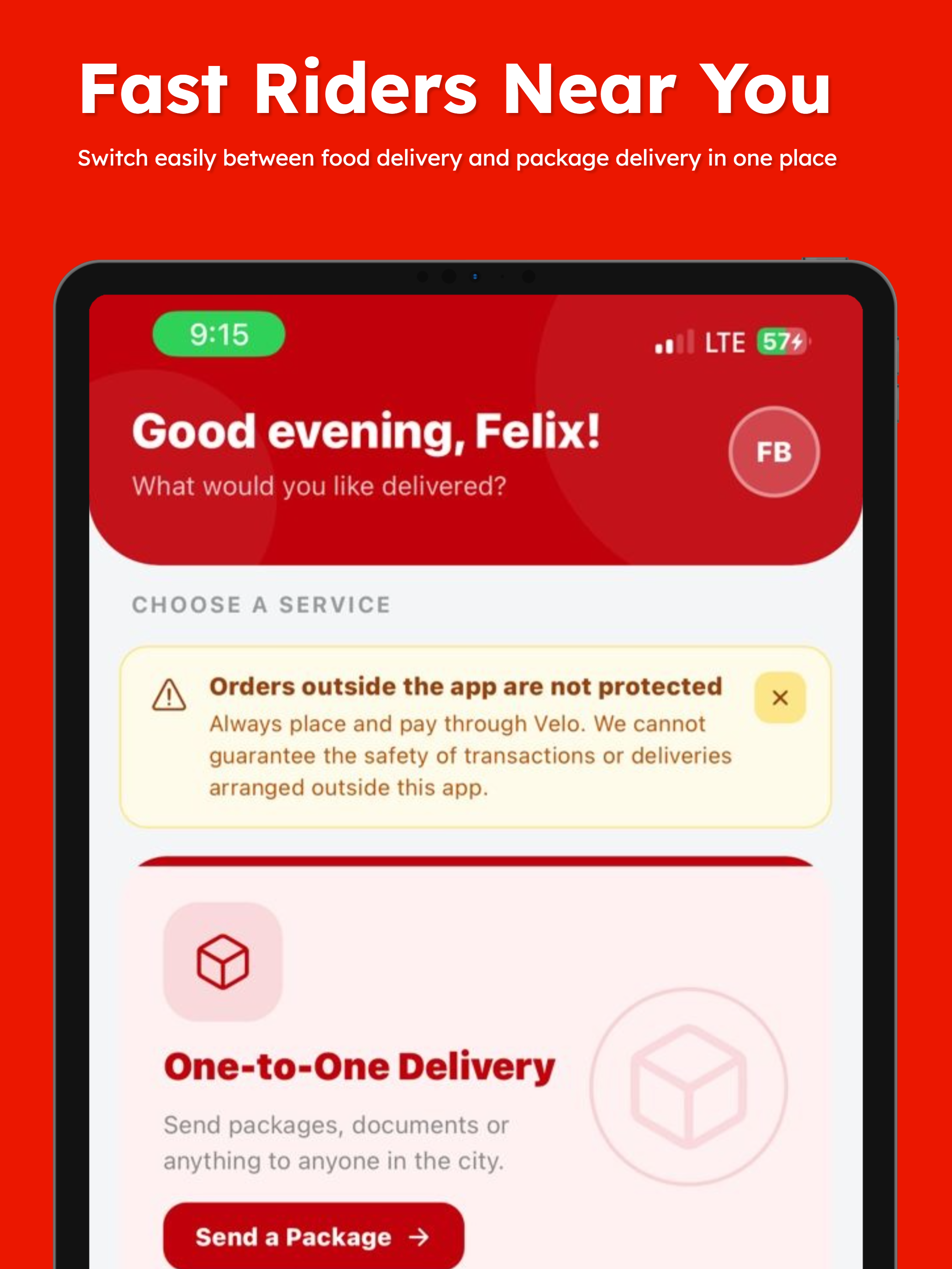 Velo Delivery screenshot 6
