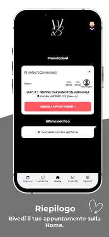 WASHINGTON BARBER iPhone screenshot