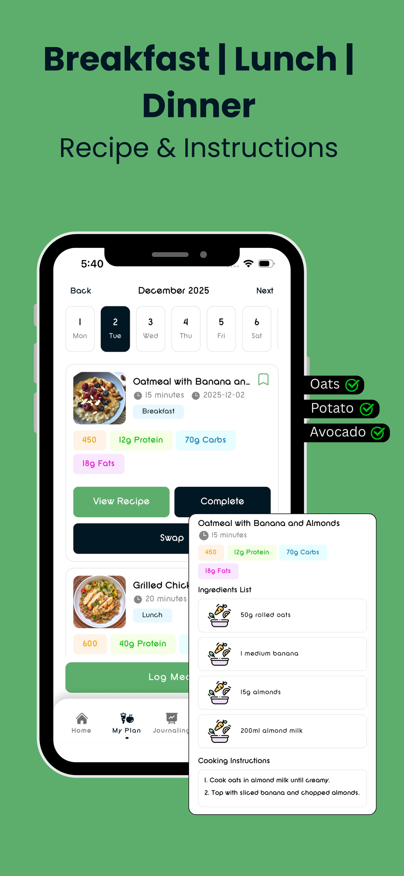 NM: AI Meal Planner & Wellness screenshot 3