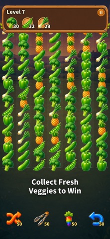 Veggie Fruit Match 3 Cooking Screenshot 2 of 4