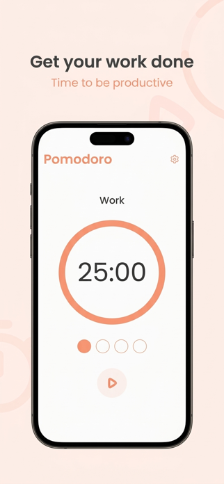 Pomodoro Timer - Focus & Study Screenshot 3 of 4
