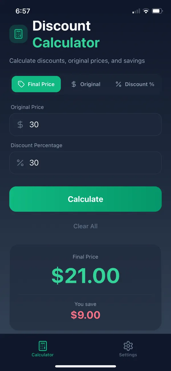 Screenshot #2 pour DiscountDash