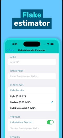 Measure App Epoxy Floors screenshot