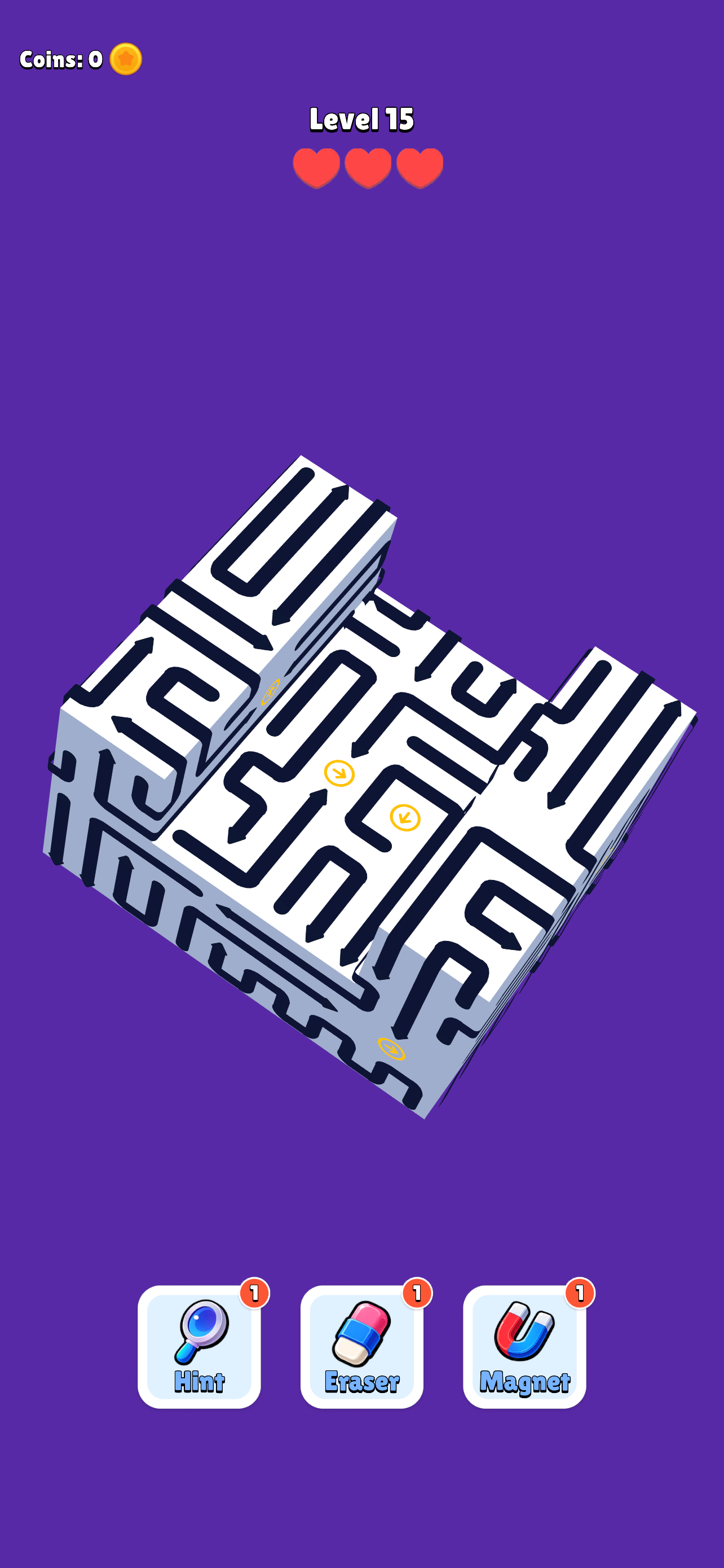 Cube Away - Arrow Puzzle 3D screenshot 7