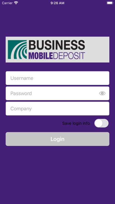 Screenshot #1 pour CFCU Business Mobile Deposit