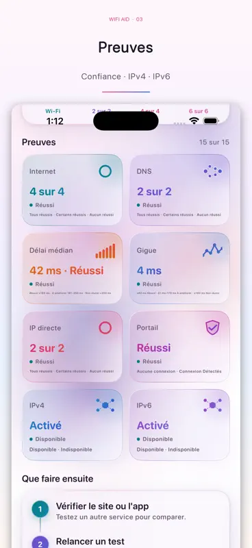 WiFi Aid: Diagnostic réseau screenshot 3 of 10