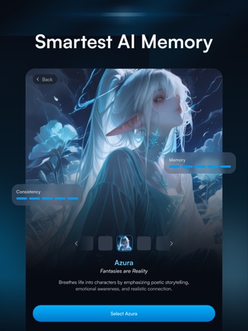 Dewy: Chat with AI Characters iPad screenshot
